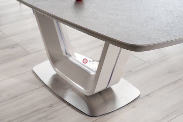 CentrMebel | Стол раскладной ARMANI CERAMIC, серый матовый 2