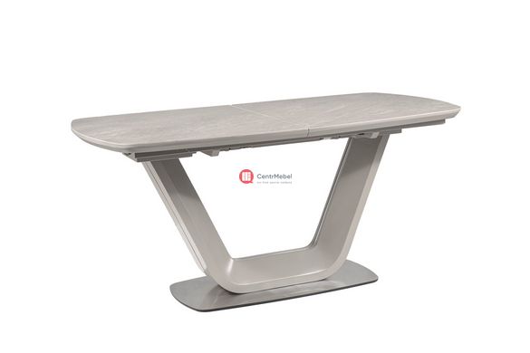 CentrMebel | Стол раскладной ARMANI CERAMIC, серый матовый 5