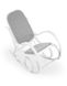 CentrMebel | Кресло качалка MAX BIS PLUS (белый) 7