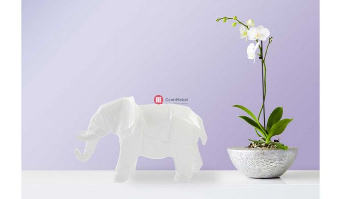 CentrMebel | Скульптура Elephant K120 White (білий) 2