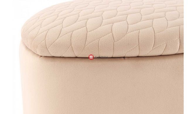 CentrMebel | Пуф Viola T225 Cream (бежевий) 3