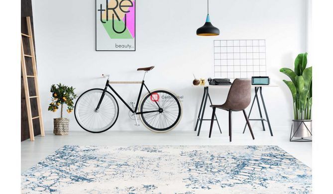 CentrMebel | Килим Galaxy 700 Cream/Blue 170x240 2