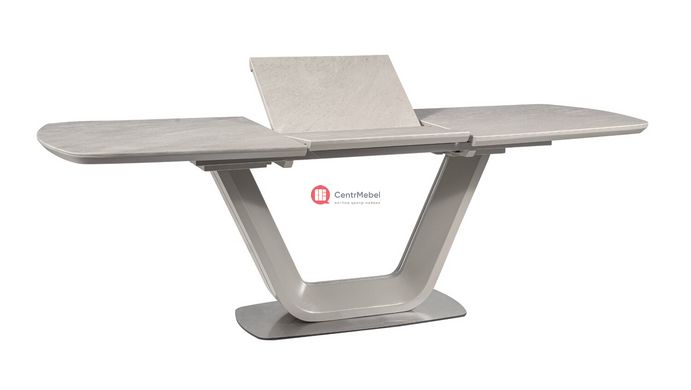 CentrMebel | Стол раскладной ARMANI CERAMIC, серый матовый 3