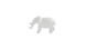 CentrMebel | Скульптура Elephant K120 White (білий) 3