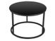 CentrMebel | Комплект журнальних столів круглих скляних ATLANTA D Чорний 3