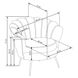 CentrMebel | Крісло для відпочинку AMORINITO 2 (гірчичний/золотий) 12