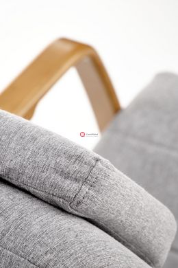 CentrMebel | Кресло-качалка PRIME (серый) 8