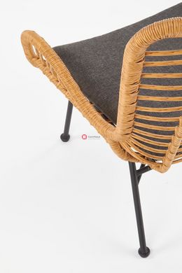 CentrMebel | Кресло IKARO (натуральный/серый) 7