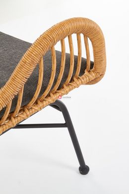 CentrMebel | Кресло IKARO (натуральный/серый) 8
