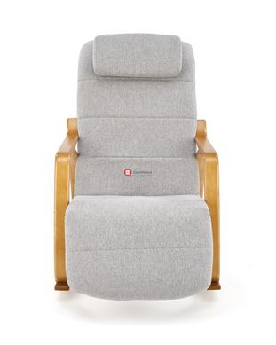 CentrMebel | Кресло-качалка PRIME (серый) 6