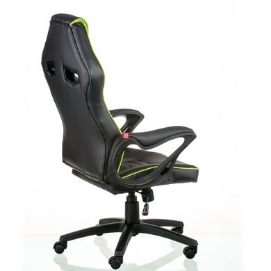 CentrMebel | Кресло геймерское Nitro black/green Teсhnostyle Черно-зеленое 6