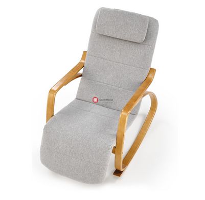 CentrMebel | Кресло-качалка PRIME (серый) 10