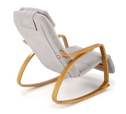 CentrMebel | Кресло-качалка PRIME (серый) 4