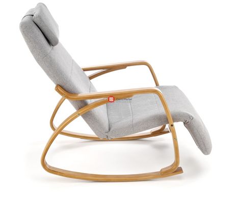 CentrMebel | Кресло-качалка PRIME (серый) 5
