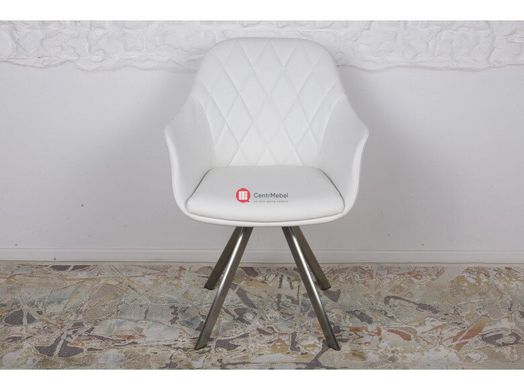 CentrMebel | Кресло поворотное ALMERIA (белый) 3