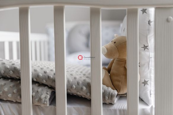 CentrMebel | Ліжко дитяче MRIYA з шухлядою DeSon 60x120 (білий) 10