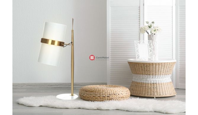 CentrMebel | Настільна лампа Novus White / Gold 2