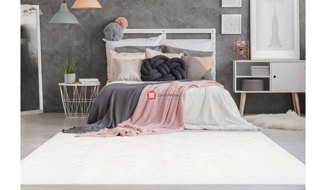 CentrMebel | Килим Monroe 300 romb White 160х230 2