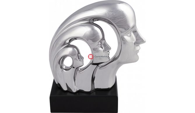CentrMebel | Скульптура Faces Silver(серебряный) 3