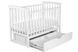CentrMebel | Ліжко дитяче MRIYA з шухлядою DeSon 60x120 (білий) 14