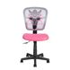 CentrMebel | Офісне крісло ZEBRA pink Рожево-сірий 3