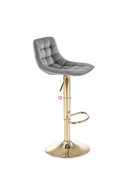 CentrMebel | Барный стул H120 (серый) 2