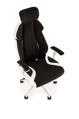 CentrMebel | Кресло геймерское CHRONO (черный, белый) 5