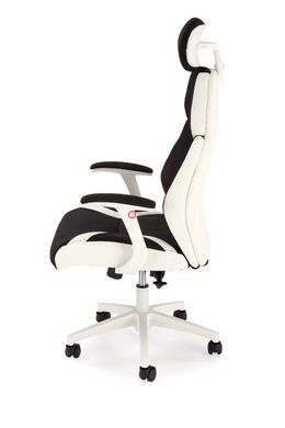 CentrMebel | Кресло геймерское CHRONO (черный, белый) 4