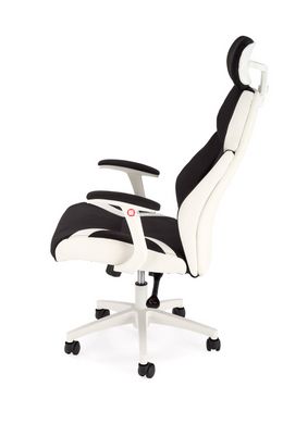 CentrMebel | Кресло геймерское CHRONO (черный, белый) 3