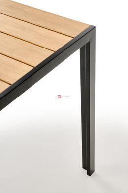 CentrMebel | Обеденный стол нераскладной FIERRO 80х80 (коричневий) 6