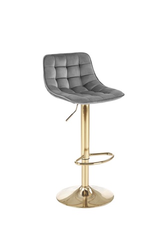 CentrMebel | Барный стул H120 (серый) 1