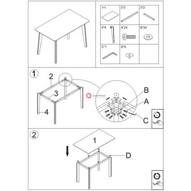 CentrMebel | Стол обеденный нераскладной керамический IVY 140х80 серый мрамор 4
