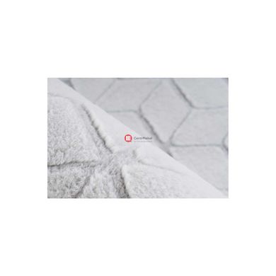 CentrMebel | Килим Vivica 125 geo White/GreyBlue 80х150 (білий; сірий) 3