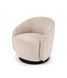 CentrMebel | Крісло для відпочинку обертове BASILIO (капучино) 2