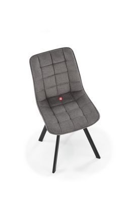 CentrMebel | Стул обеденный в ткани K-549 (серый) 7
