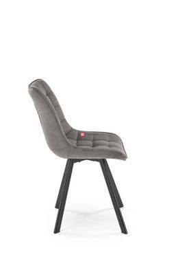 CentrMebel | Стул обеденный в ткани K-549 (серый) 4