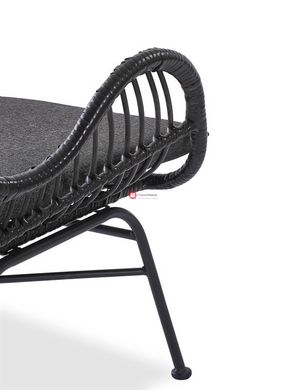 CentrMebel | Крісло для відпочинку IKARO 2 (чорний/сірий) 7
