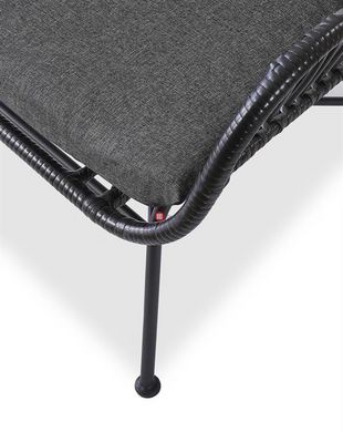 CentrMebel | Крісло для відпочинку IKARO 2 (чорний/сірий) 8