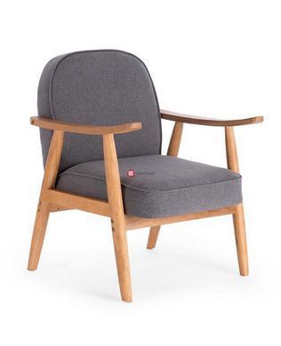 CentrMebel | Кресло RETRO (серый) 1