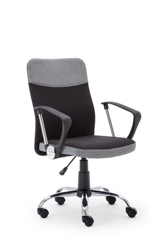 CentrMebel | Кресло офисное TOPIC (черный/серый) 1