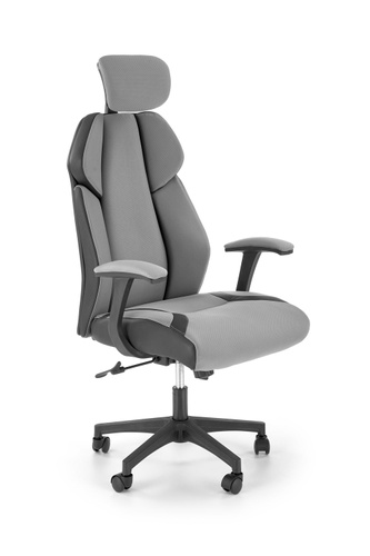 CentrMebel | Кресло геймерское CHRONO (серый, черный) 1