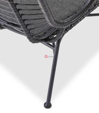 CentrMebel | Крісло для відпочинку IKARO 2 (чорний/сірий) 9