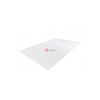 CentrMebel | Килим Vivica 225 romb White 80х150 (білий) 4
