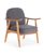 CentrMebel | Кресло RETRO (серый) 1