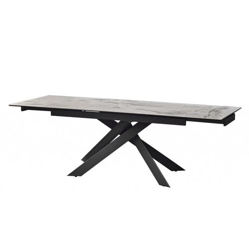 CentrMebel | Gracio Light Grey стол раскладной керамика 160-240 см (серый) 1