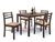CentrMebel | Комплект мебели обеденный NEW STARTER стол + 4 стула 1