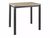 CentrMebel | Стол обеденный прямоугольный нераскладной из МДФ и натурального шпона Damar 80х60 (дуб артизан) 1