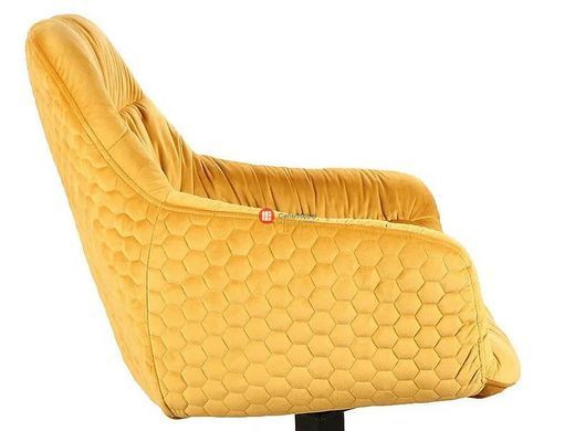 CentrMebel | Стілець обідній велюровий ASTORIA VELVET (каррі) 4