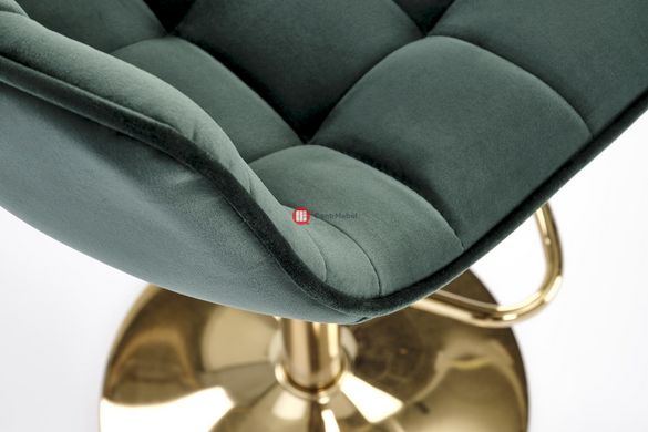 CentrMebel | Барний стілець H120 (темно-зелений) 8