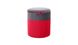 CentrMebel | Пуф Aram T125 Red/Darkgrey (красный; серый) 3